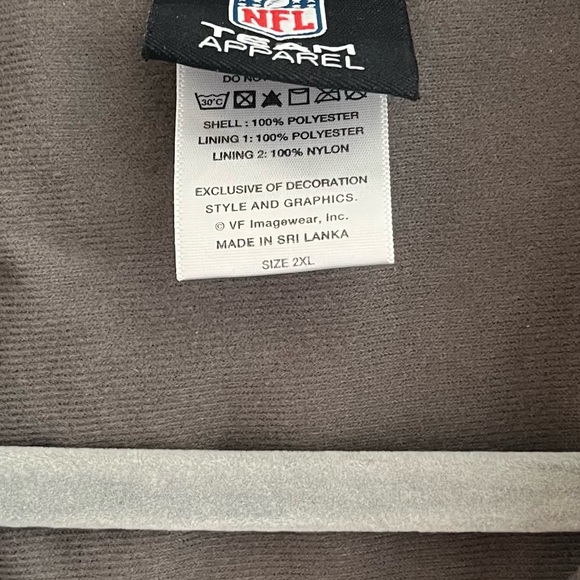 New England Patriots NFL Men's 2XL Full Zip Soft Shell Jacket - Picture 8 of 9